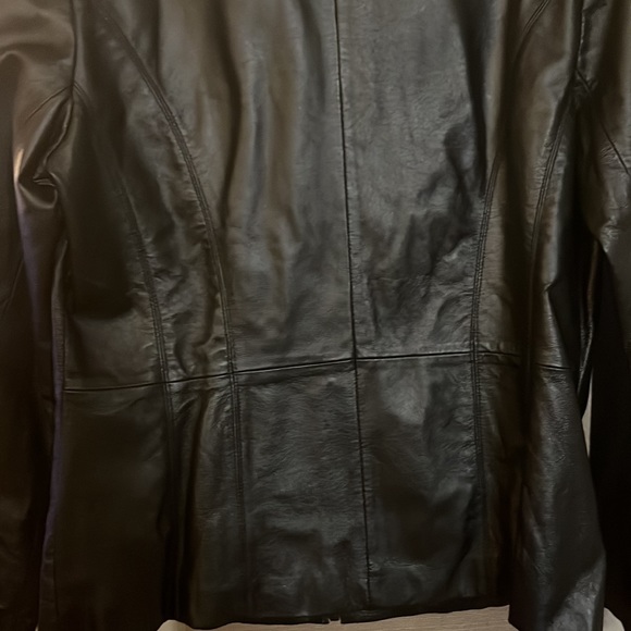 WILSON LEATHER MAXIMA,BLACK JACKET!,size L - Picture 9 of 16